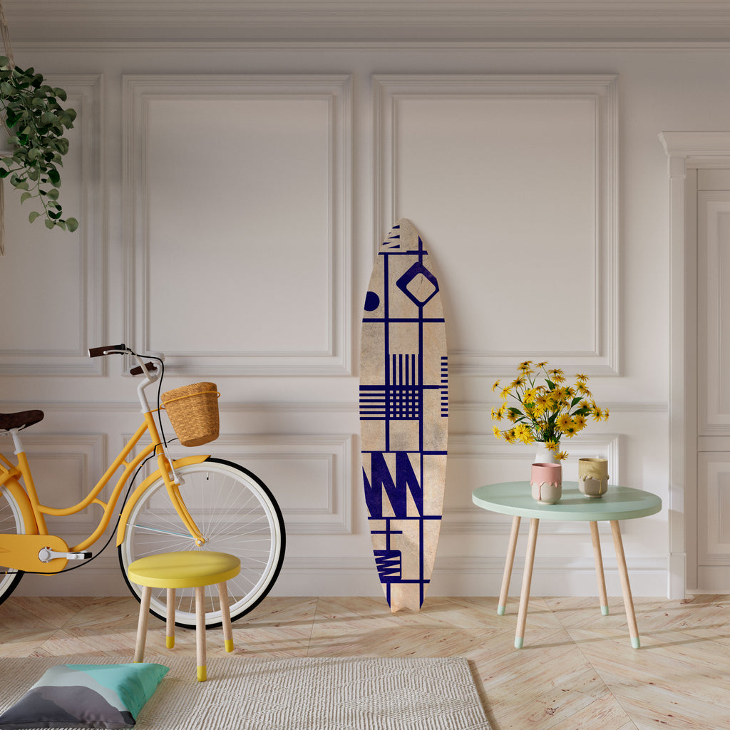 THE RIGHT PLACES Painel Decorativo Prancha de Surf