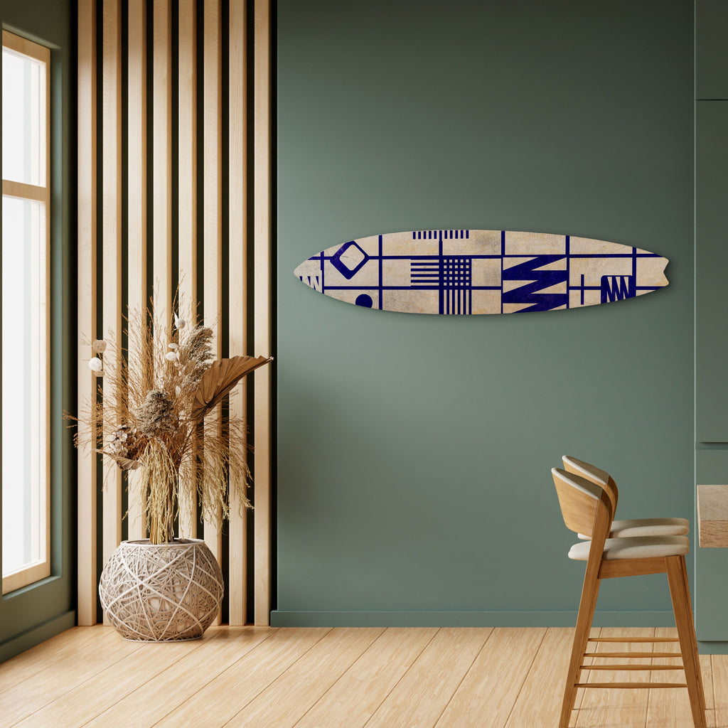 THE RIGHT PLACES Painel Decorativo Prancha de Surf