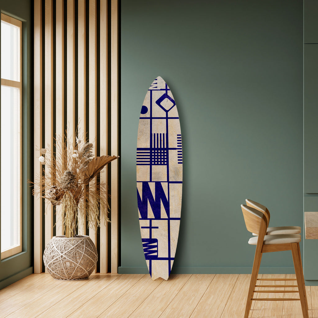THE RIGHT PLACES Painel Decorativo Prancha de Surf