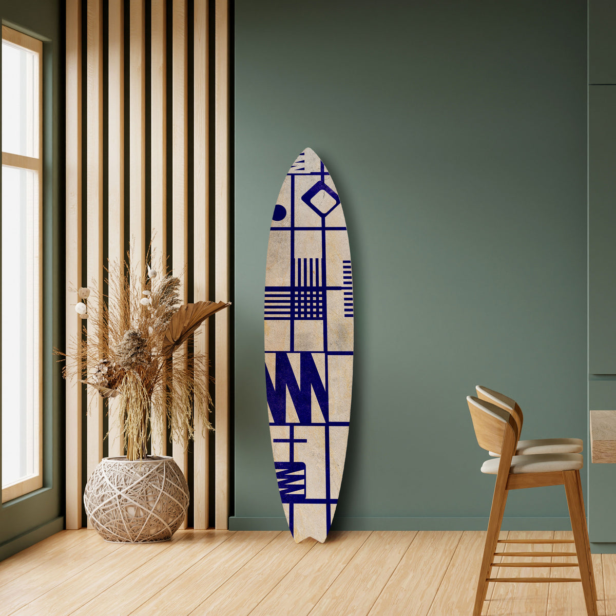 THE RIGHT PLACES Painel Decorativo Prancha de Surf