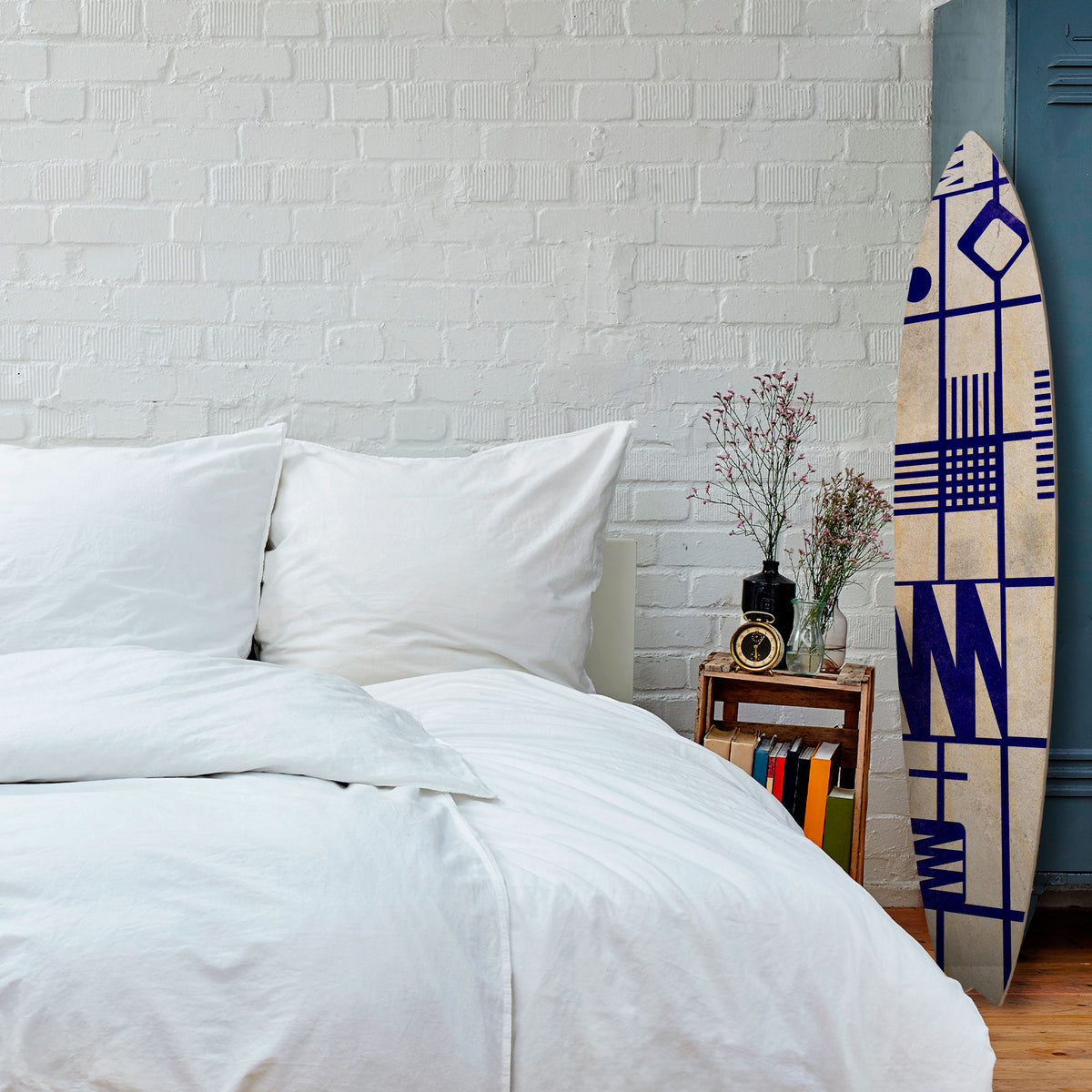 THE RIGHT PLACES Painel Decorativo Prancha de Surf