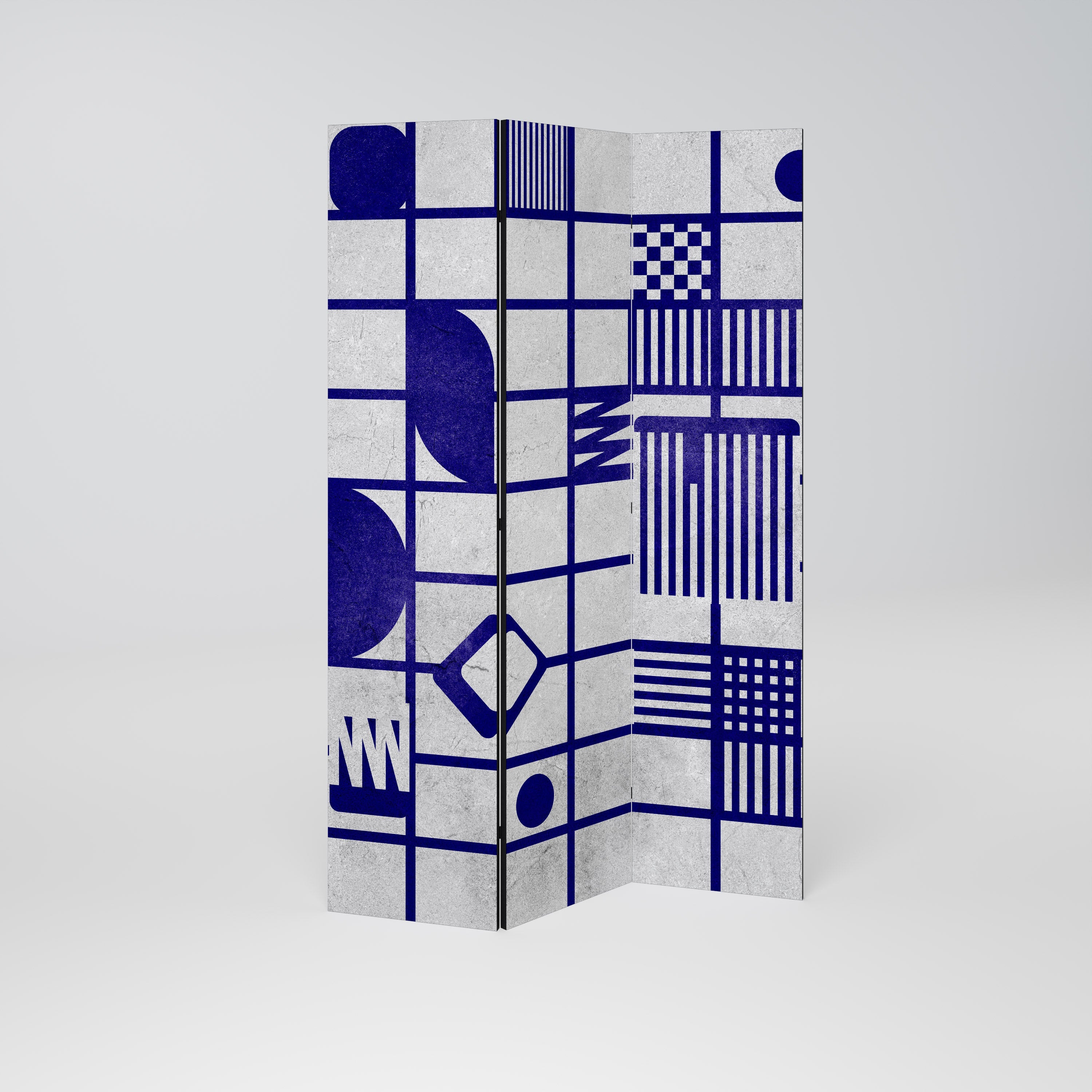 THE RIGHT PLACES Biombo Decorativo de 3 Painéis