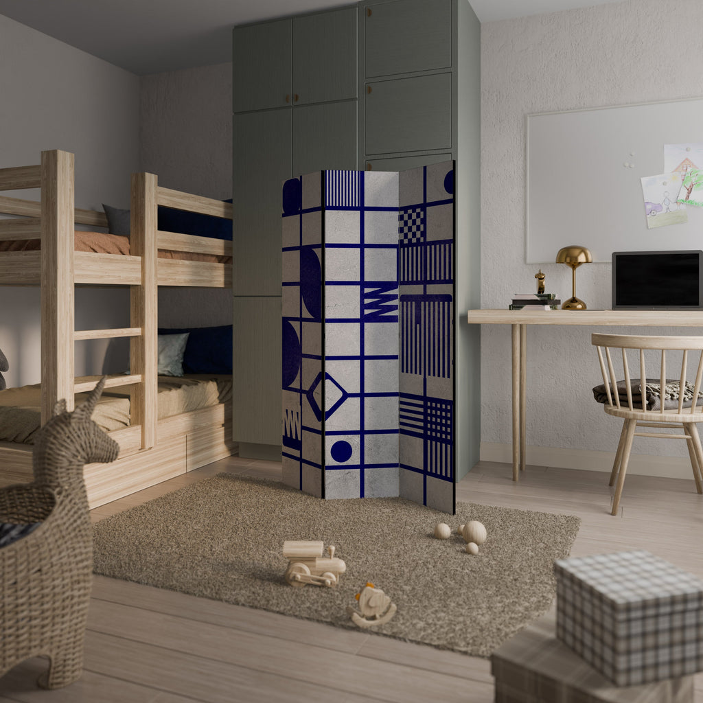 THE RIGHT PLACES Decorative 3-Panel Room Divider