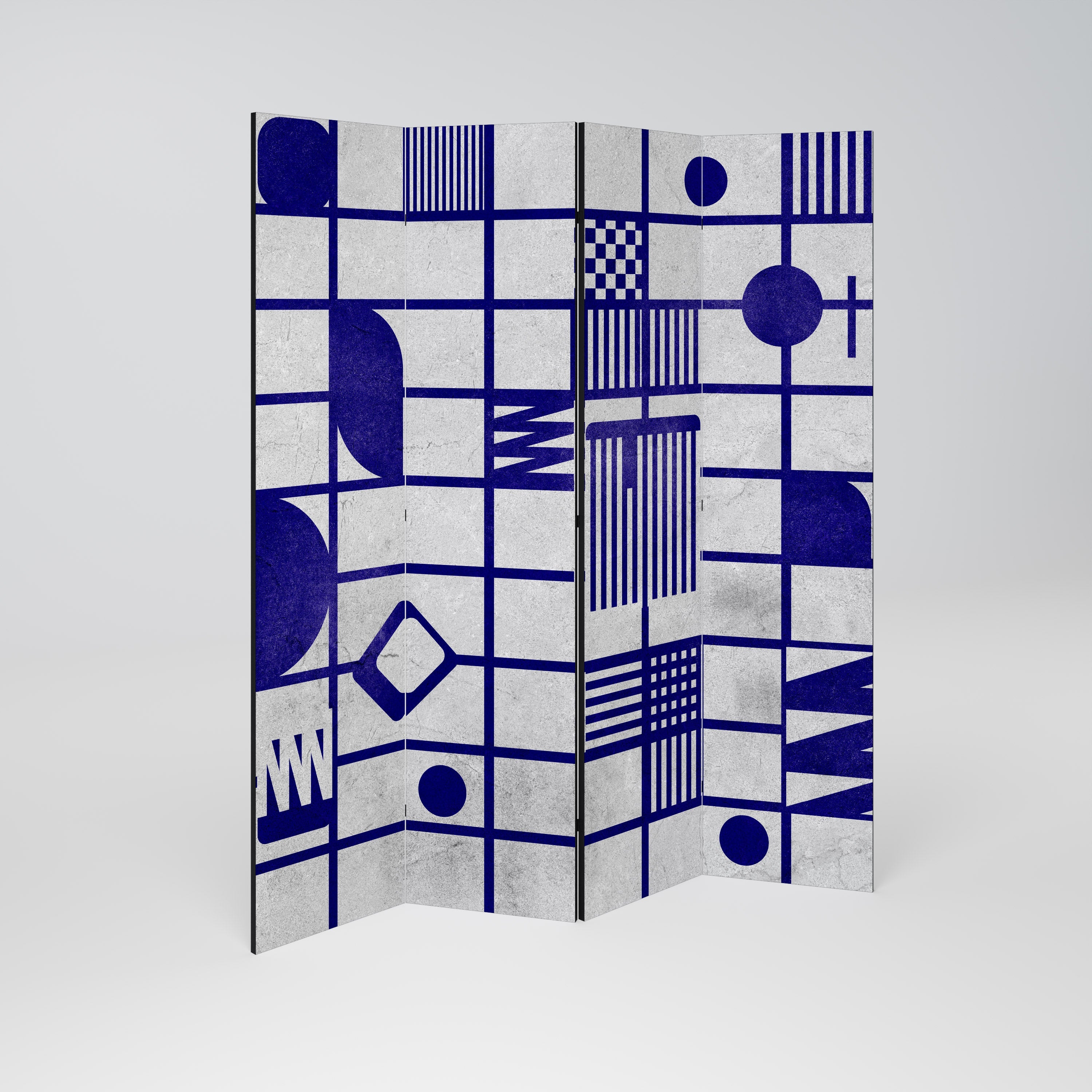 THE RIGHT PLACES Biombo Decorativo de 4 Painéis