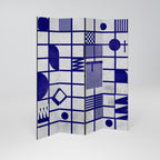 THE RIGHT PLACES Biombo Decorativo de 4 Painéis