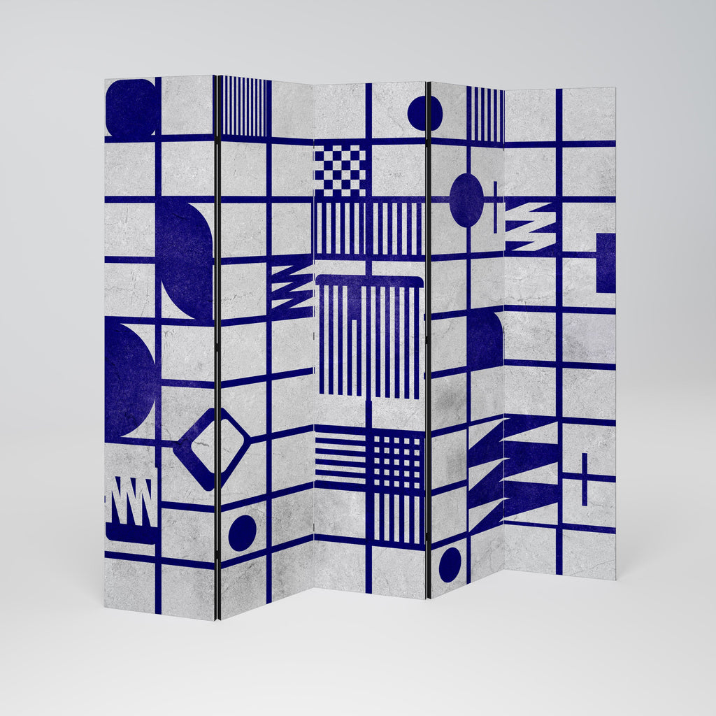 THE RIGHT PLACES Biombo Decorativo de 5 Painéis