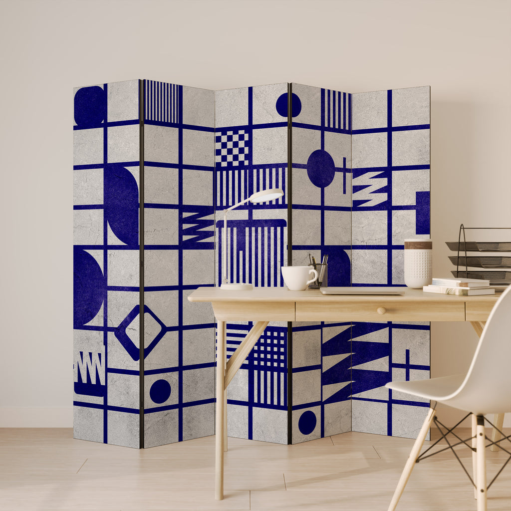 THE RIGHT PLACES Biombo de 5 Painéis