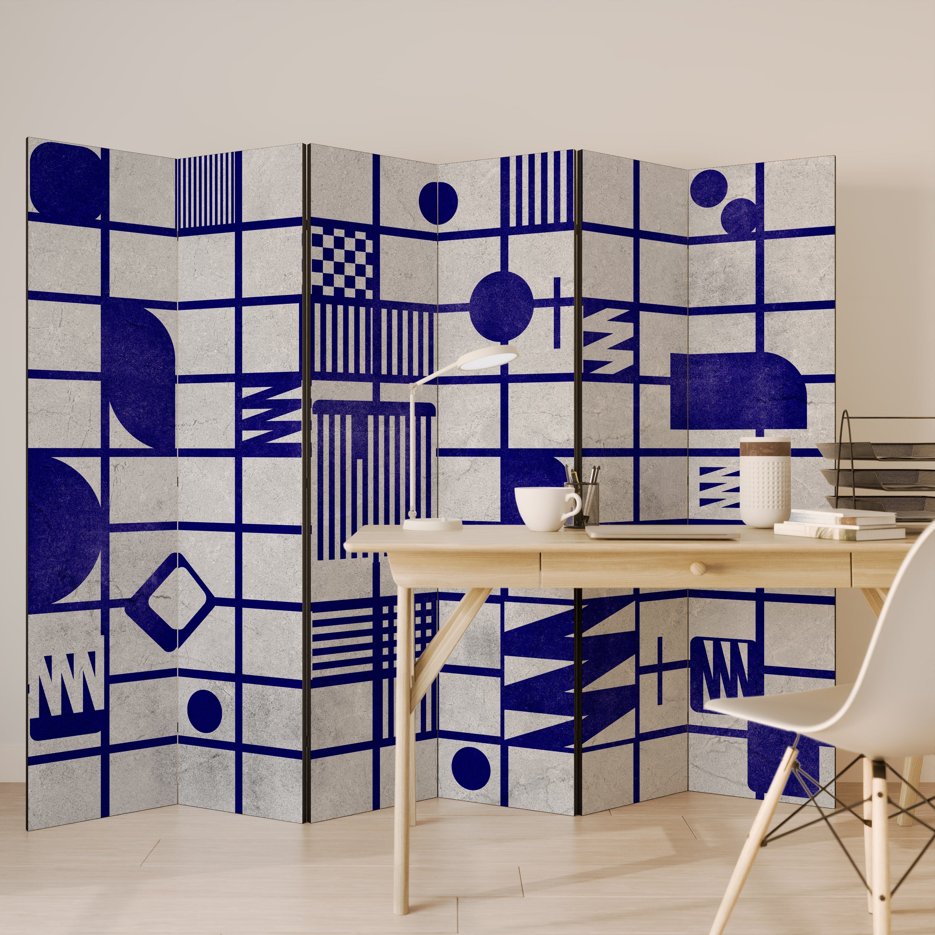 THE RIGHT PLACES Biombo Decorativo de 6 Painéis