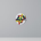 FUTURE SIGN Prateleira Oval Decorativa em Acabamento Preto