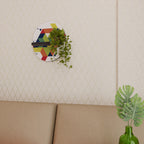 FUTURE SIGN Prateleira Oval Decorativa em Acabamento Preto