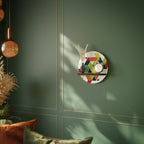 FUTURE SIGN Prateleira Redonda Decorativa em Acabamento Preto