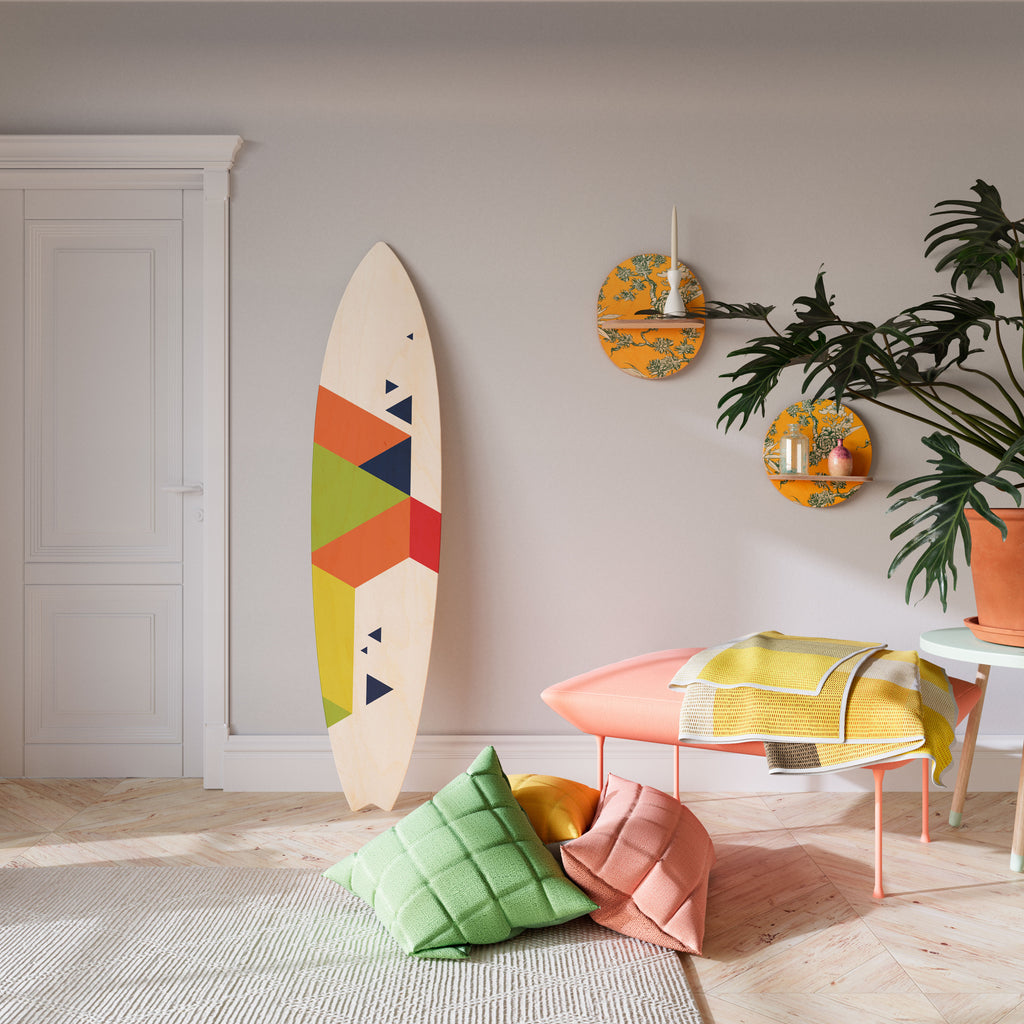 FUTURE SIGN Painel Decorativo Prancha de Surf