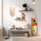 FUTURE SIGN Painel Decorativo Prancha de Surf