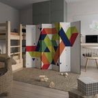 FUTURE SIGN Biombo Decorativo de 6 Painéis