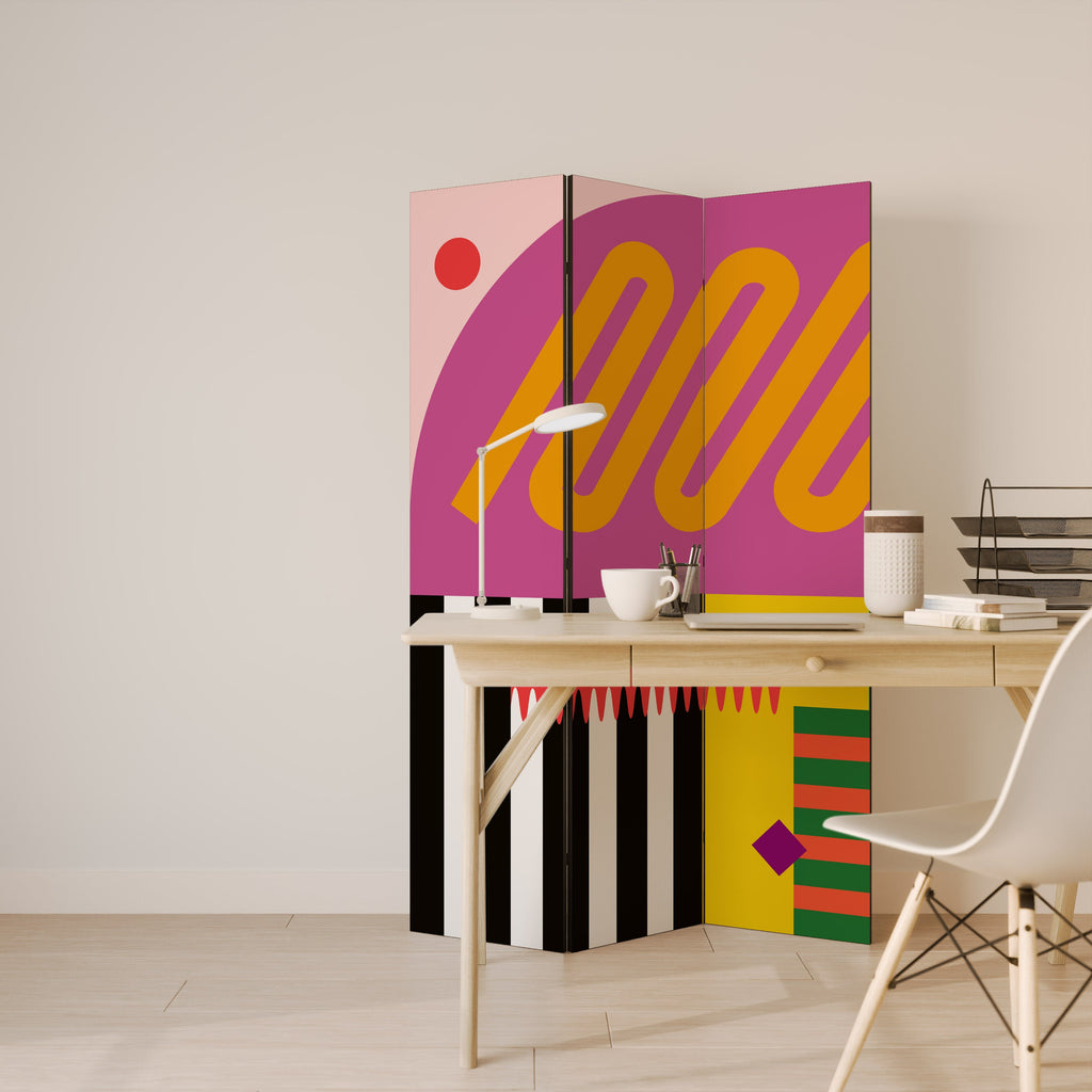 VIVID ART Biombo Decorativo de 3 Painéis