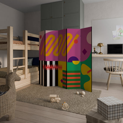 VIVID ART 5-Panel Room Divider