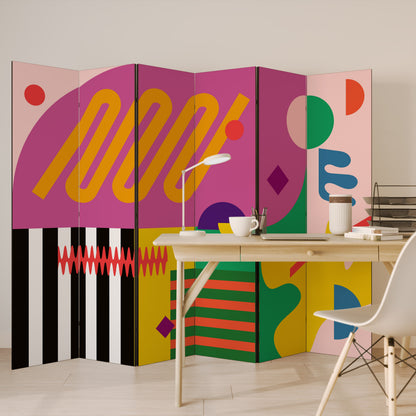 VIVID ART Biombo de 6 Painéis