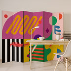 VIVID ART Biombo Decorativo de 6 Painéis