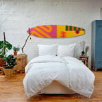 VIVID VIBRATIONS Surfboard Decorative Panel