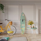 PATHS TO HAPPINESS Painel Decorativo Prancha de Surf
