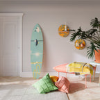 PATHS TO HAPPINESS Painel Decorativo Prancha de Surf