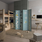 PATHS TO HAPPINESS 5-Panel Room Divider