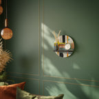 INTERSTELLAR VIBES Prateleira Redonda Decorativa em Acabamento Preto