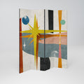 INTERSTELLAR VIBES Decorative 4-Panel Room Divider