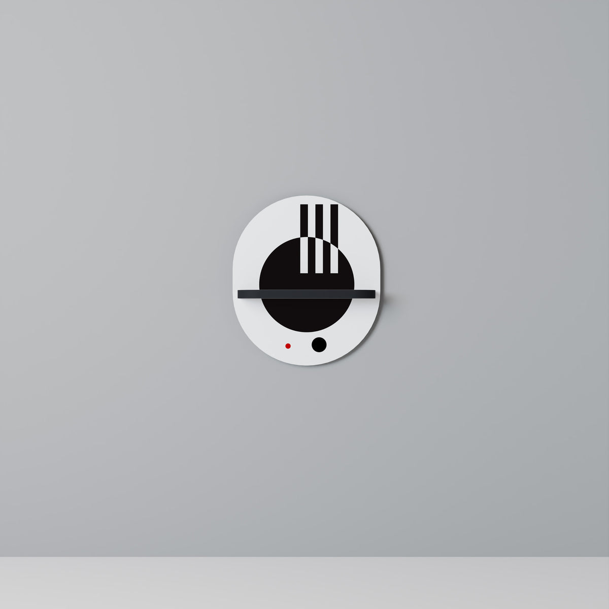 BLACK AND WHITE COMBINATION Prateleira Artística