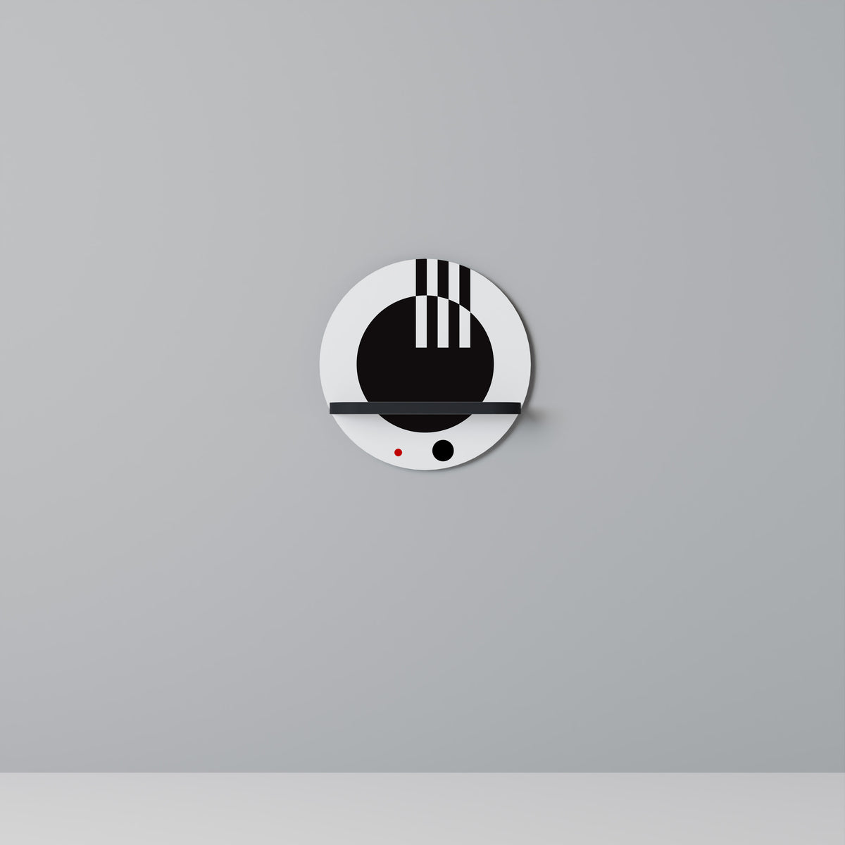 BLACK AND WHITE COMBINATION Prateleira Artística