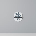 WONDERLAND VEGETATION Prateleira Oval Decorativa em Acabamento Preto