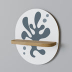 WONDERLAND VEGETATION Prateleira Oval Decorativa em Efeito Carvalho