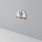 WONDERLAND VEGETATION Prateleira Redonda Decorativa em Efeito Carvalho