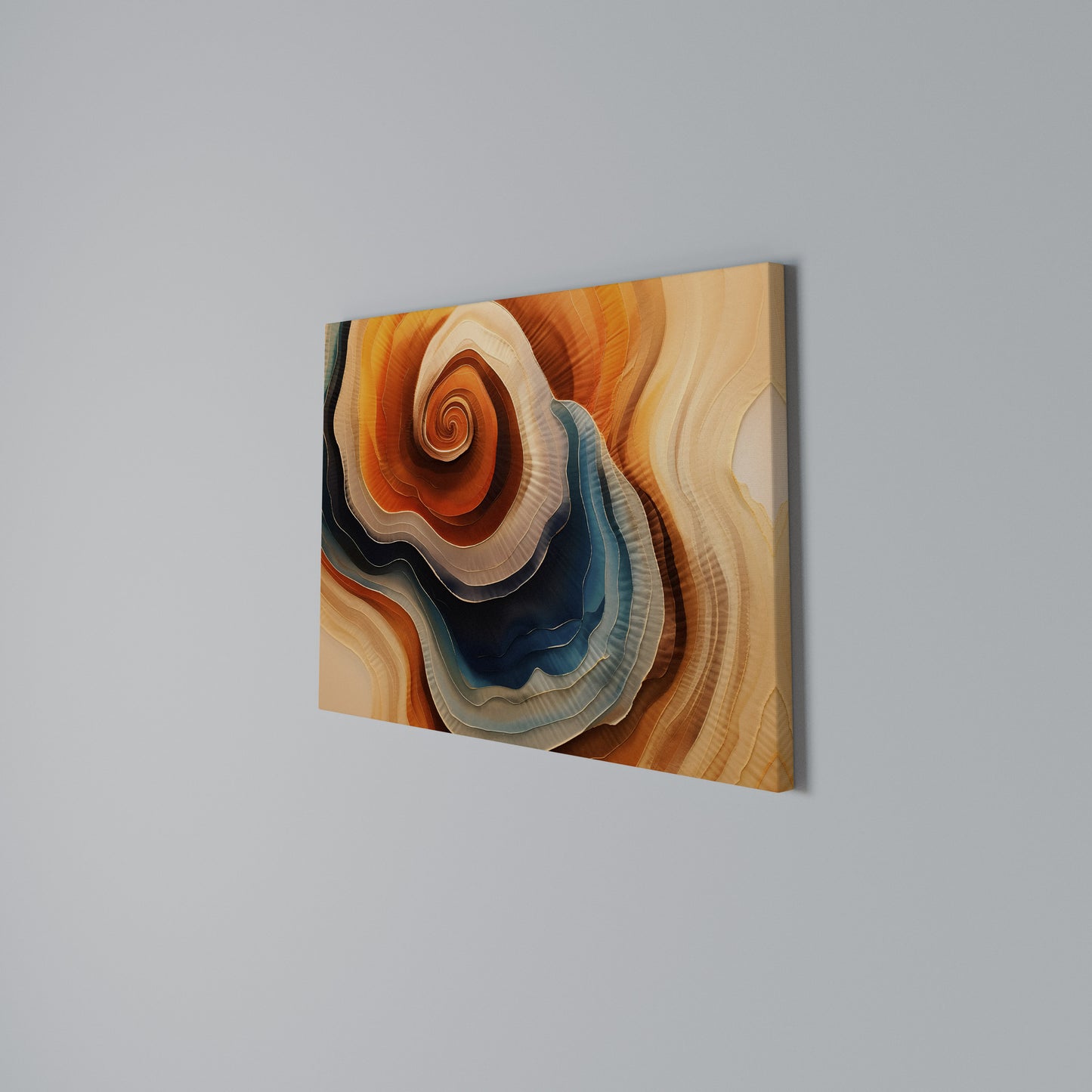 SPIRALING DREAMSCAPE Horizontal Canvas Print