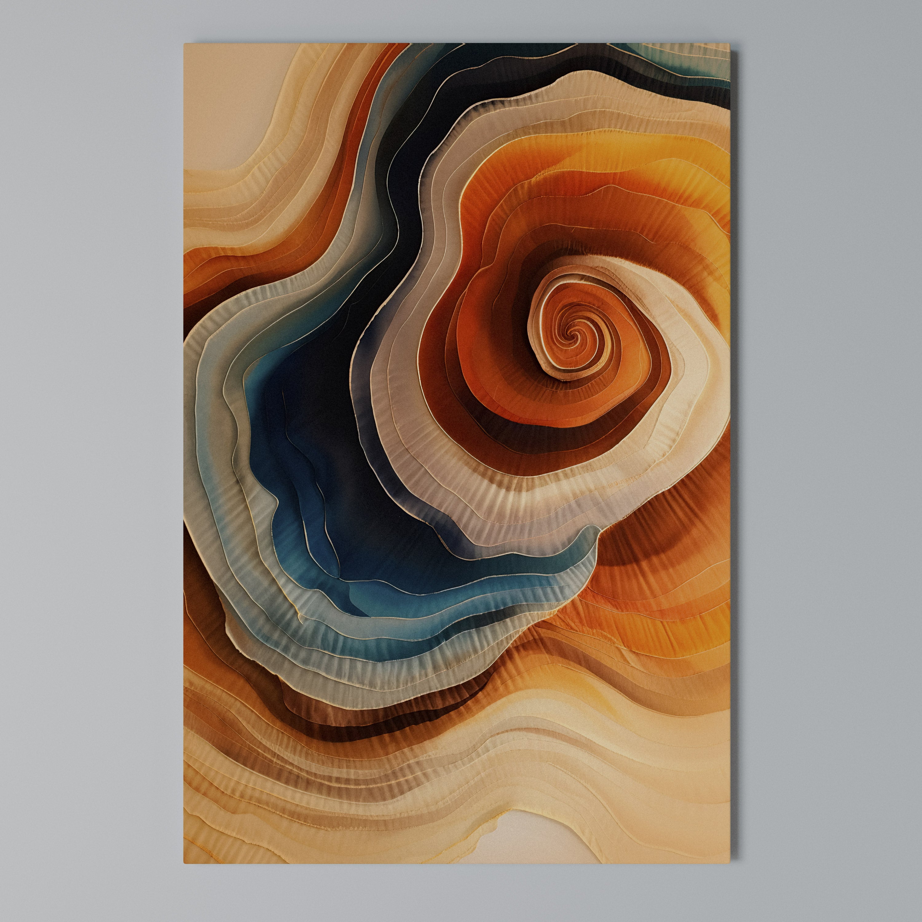 SPIRALING DREAMSCAPE Quadro em tela vertical