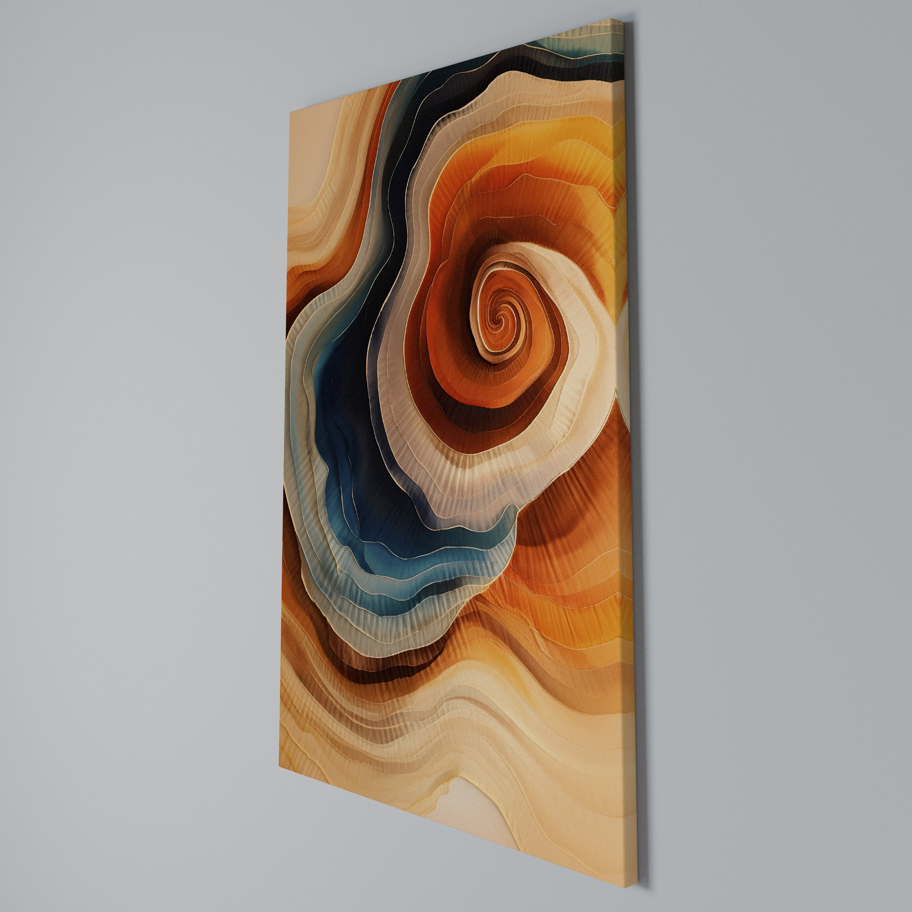 SPIRALING DREAMSCAPE Quadro em tela vertical