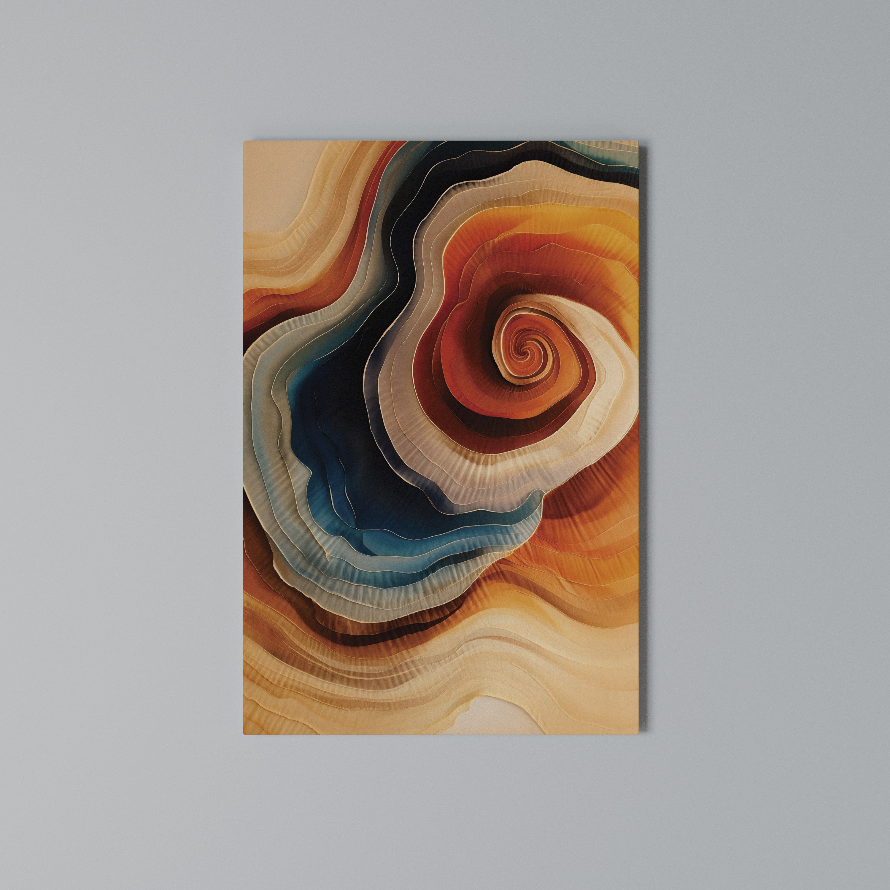 SPIRALING DREAMSCAPE Quadro em tela vertical