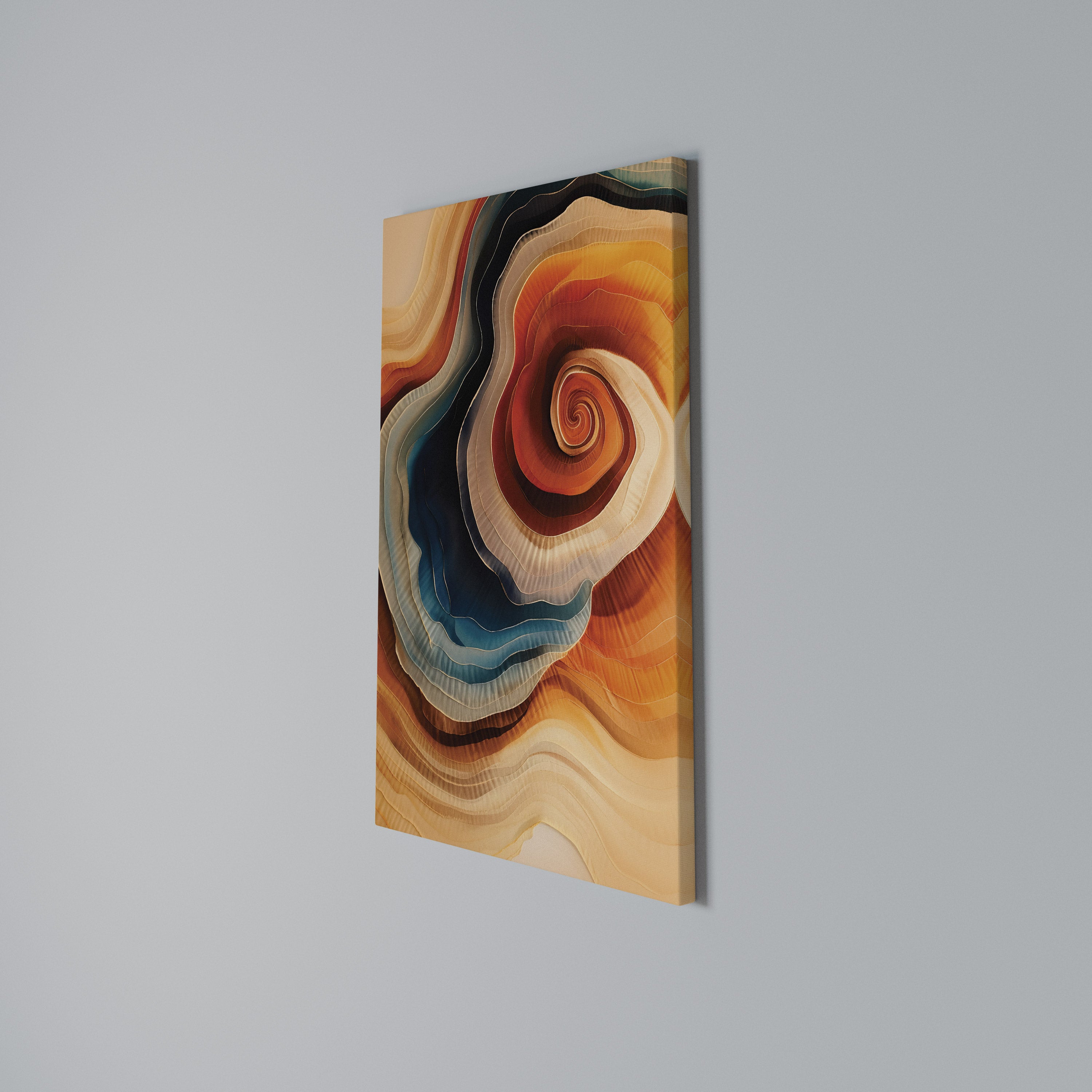 SPIRALING DREAMSCAPE Quadro em tela vertical