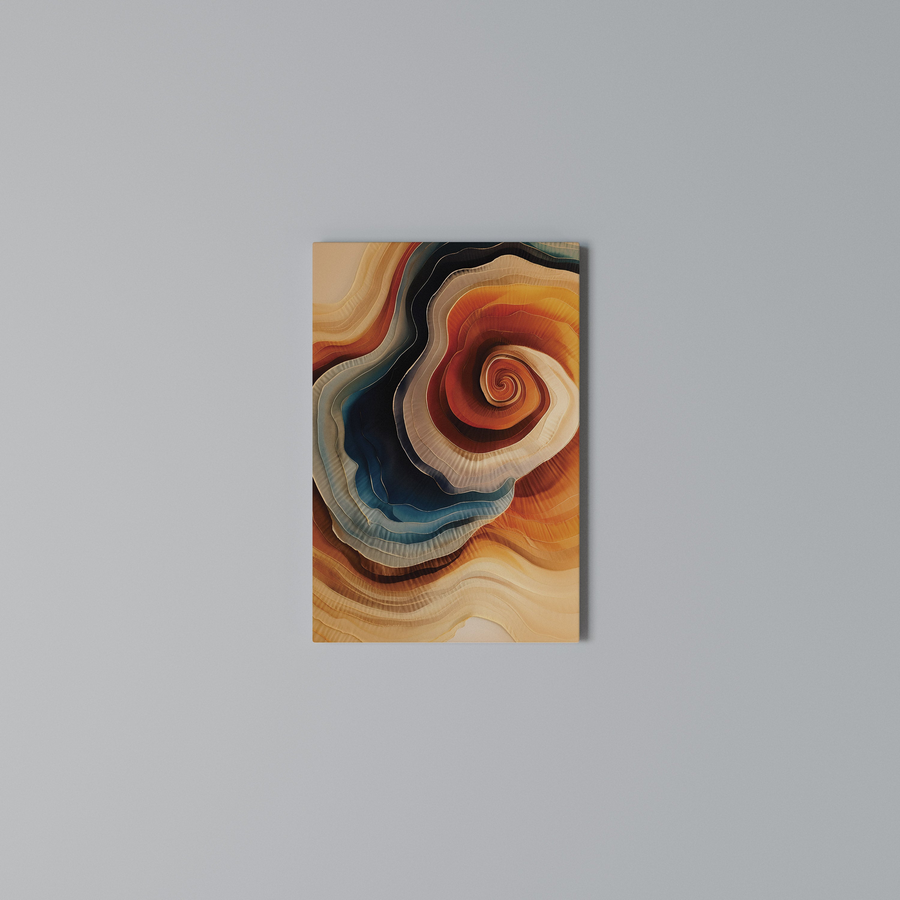 SPIRALING DREAMSCAPE Quadro em tela vertical