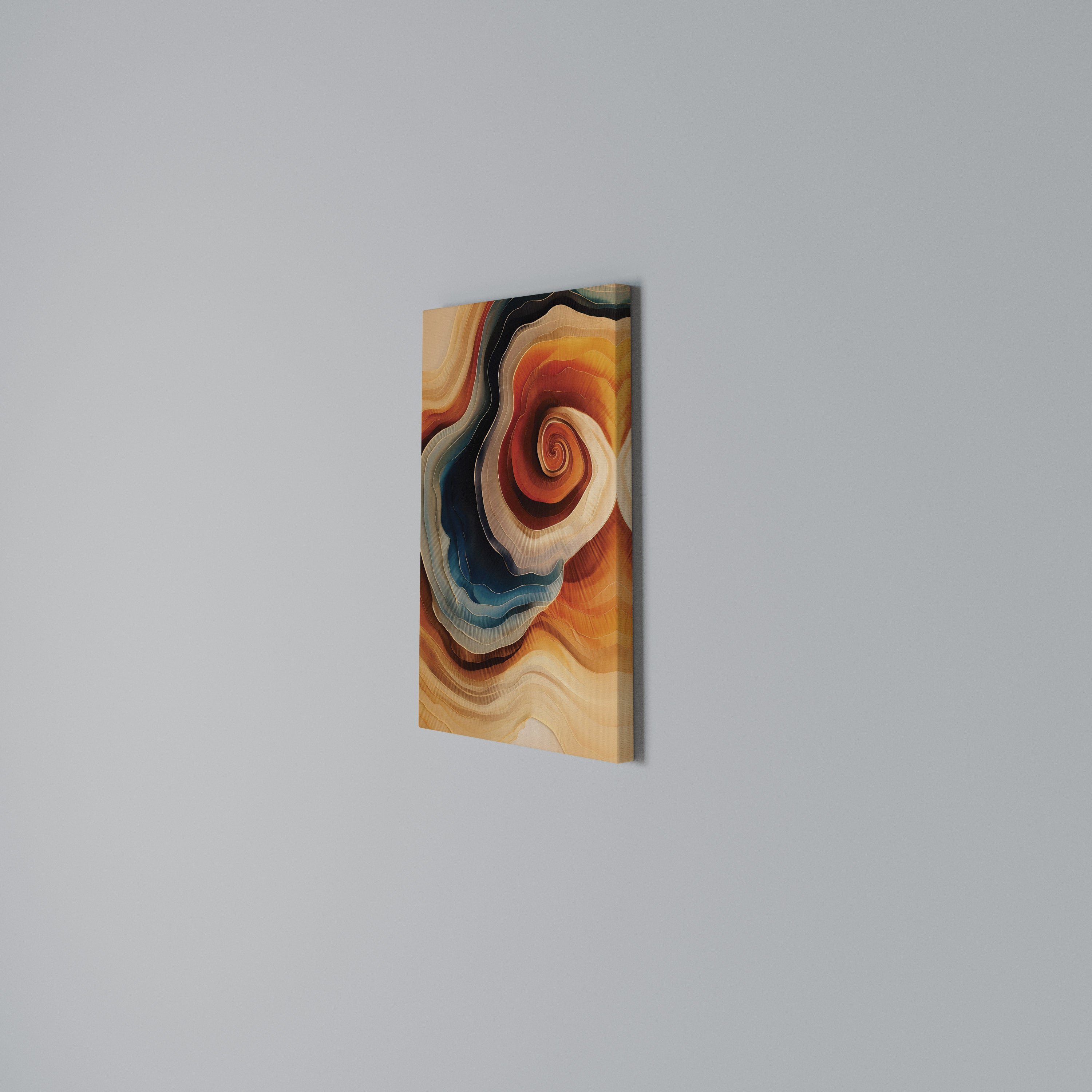 SPIRALING DREAMSCAPE Quadro em tela vertical