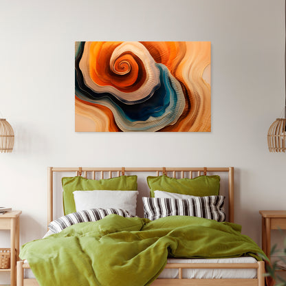 SPIRALING DREAMSCAPE Horizontal Canvas Print
