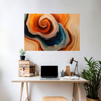 SPIRALING DREAMSCAPE Peel and Stick Horizontal Poster