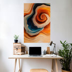 SPIRALING DREAMSCAPE Peel and Stick Vertical Poster