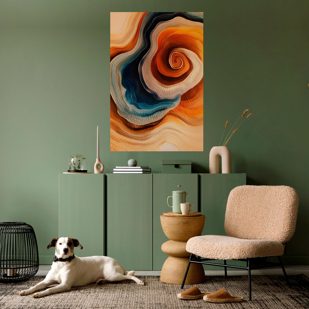 SPIRALING DREAMSCAPE Peel and Stick Vertical Poster