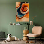 SPIRALING DREAMSCAPE Peel and Stick Vertical Poster