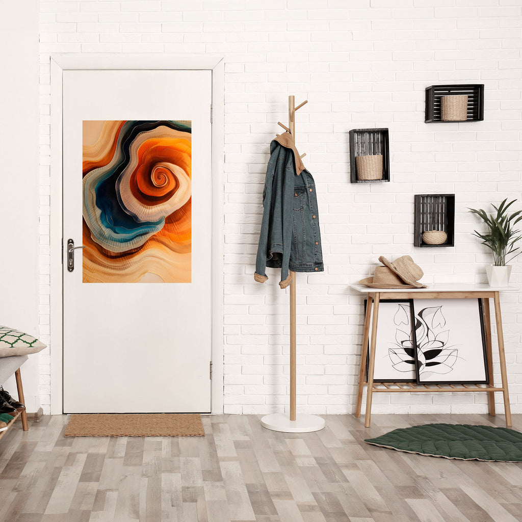 SPIRALING DREAMSCAPE Peel and Stick Vertical Poster