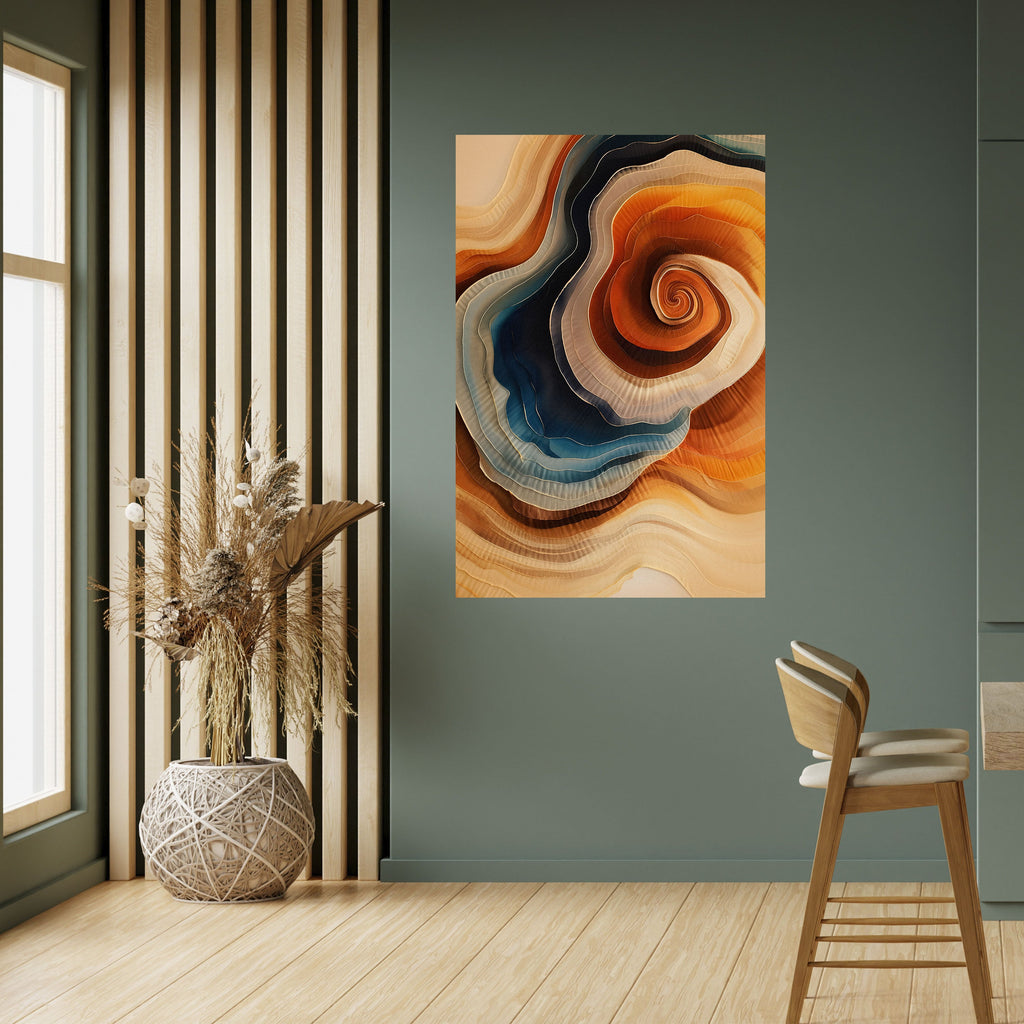 SPIRALING DREAMSCAPE Peel and Stick Vertical Poster