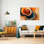 SPIRALING DREAMSCAPE Peel and Stick Horizontal Poster