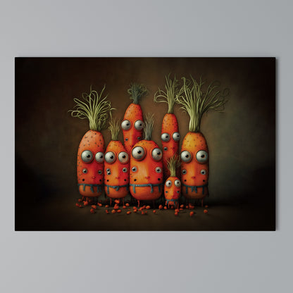 CUTE OR SCARY Horizontal Canvas Print