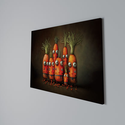 CUTE OR SCARY Horizontal Canvas Print